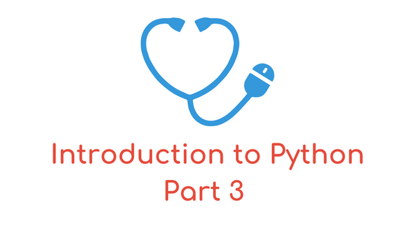 Intro to Python Pt. 3